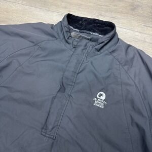 Cutter & Buck Palmetto Dunes Hilton Head S/S Black Windshirt Lined Golf Casu